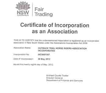 OTHRA Inc Certificate